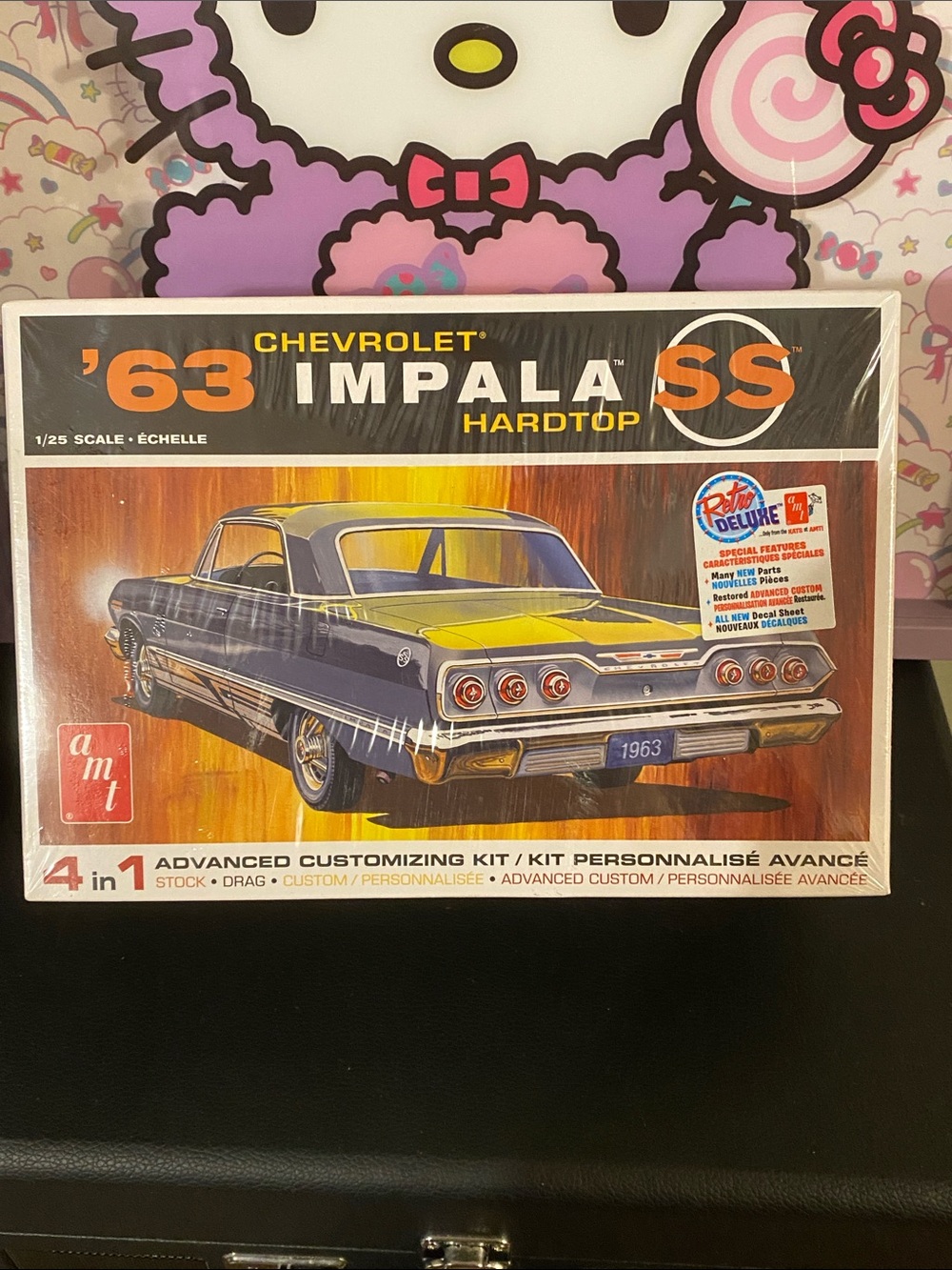 NIB AMT '63 Chevrolet Impala SS Hardtop Model Kit 🖤🖤